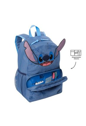 Morral Unisex Stitch Mediano Azul