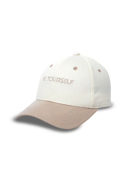 Gorra Beisbolera Pompe Color Blanca/Beige