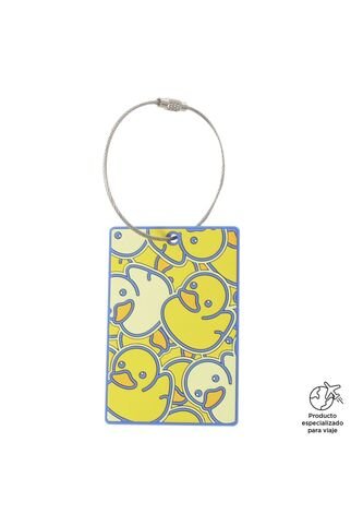 Identificador De Maletas De Viaje Travel Tag Amarillo Totto