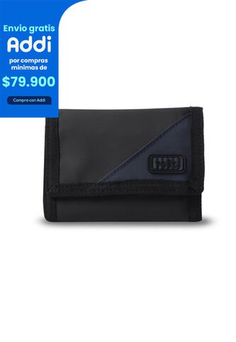Billetera Hombre Contrast Pequeña Con RFID Blocker Negra Totto