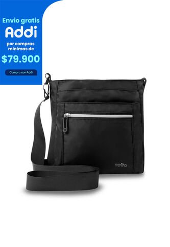Bolso Para Mujer Supiori Tipo Crossbody Pequeño Negro Totto