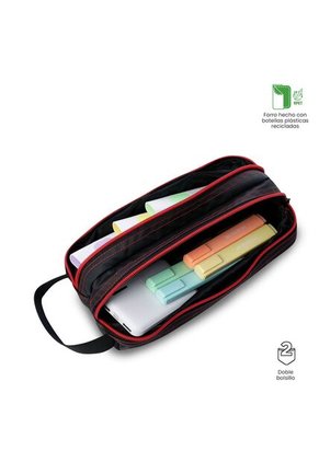 Cartuchera Multiuso 2 Cuerpos Star Wars Dark Side Grande Negra