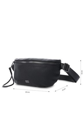 Riñonera Para Mujer Smooth Color Negra