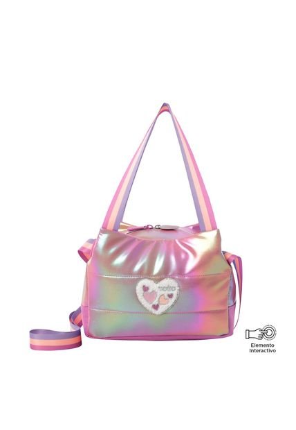 Lonchera Térmica Para Niña Glowy Grande Morada