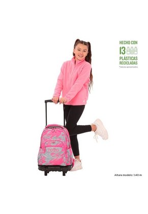 Morral Mujer Rue Bomper Renglon Rosado