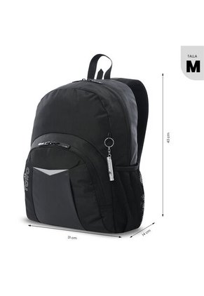 Morral Universitario Teck 3.0 Porta PC 13" Negro Hombre
