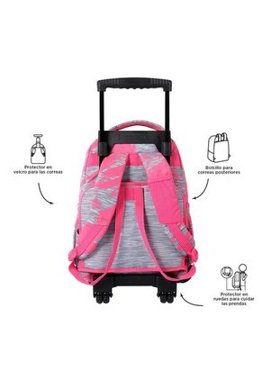 Morral Mujer Rue Bomper Renglon Rosado