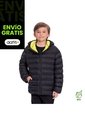 Chaqueta Para Niño Colorkid 2.0 Acolchada Color Negra de Totto