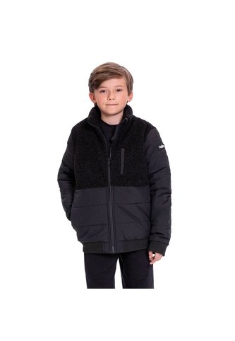 Chaqueta Para Niño Andy Acolchada Color Negra Totto