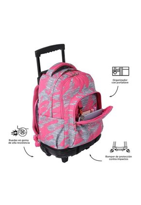 Morral Mujer Rue Bomper Renglon Rosado