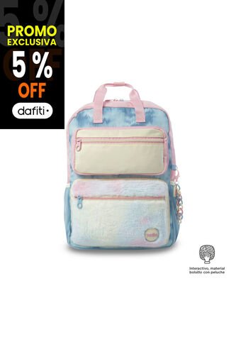 Morral Para Niña Bloum Mediano Color Azul Totto