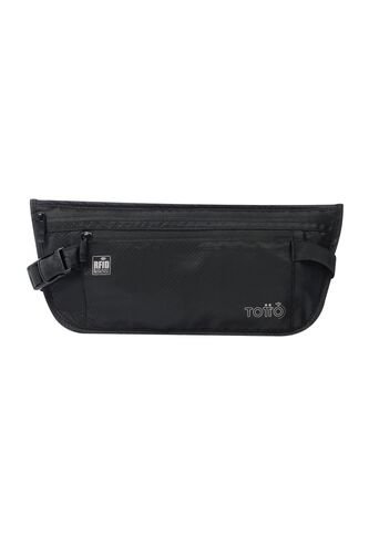 Canguro Invisible De Viaje Security Con RFID Blocker Negro Totto