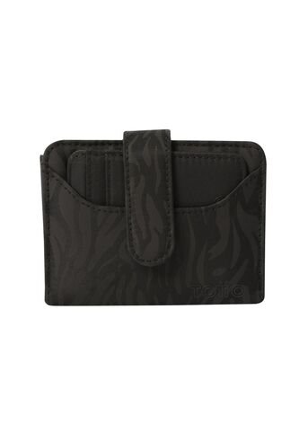 Billetera Texture Dull Con RFID Blocker Negra Totto
