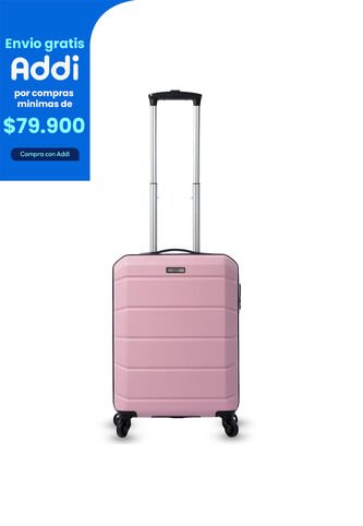 Maleta De Cabina 360 Rayatta S2 10 Kilos Rosada Totto