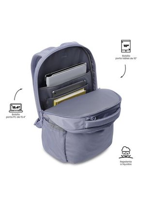 Morral Universitario Porta PC 15.4" Indo Morado Mujer