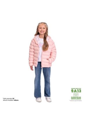 Chaqueta Para Niña Colorkid 2.0 Acolchada Color Rosada