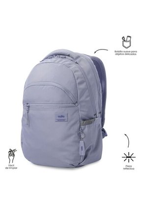 Morral Universitario Porta PC 15.4" Indo Morado Mujer