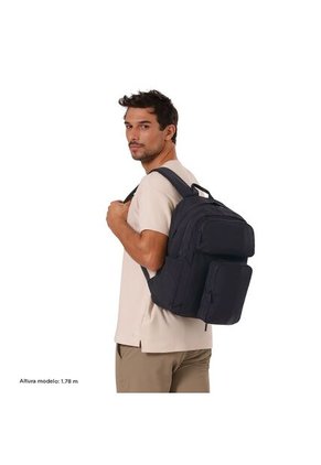 Morral Universitario 2 En 1 Porta PC 16" Duality Negro Unisex