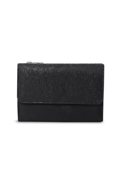 Billetera Para Mujer Montana Con RFID Blocker Negra