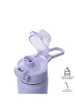 Termo Para Agua Jet 550 Ml Color Morado