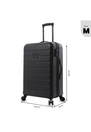 Maleta De Viaje Mediana 360 Harbor Negra