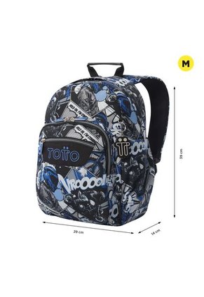 Morral Juvenil Porta PC 13" Gommas Gris