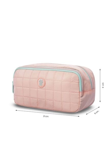 Cartuchera Escolar Mediana Para Niña Quilty Orange Naranja