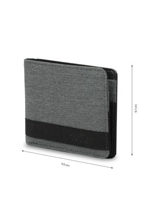 Billetera Hombre Lad Pequeña Con RFID Blocker Gris