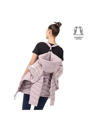 Chaqueta Acolchada Para Mujer Sophora Con Strap Morada