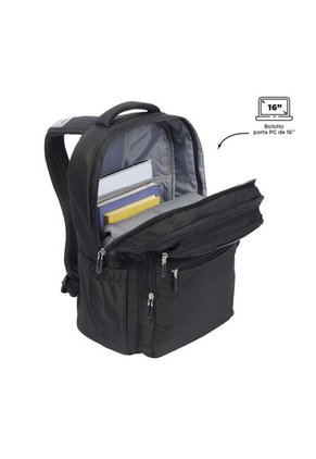 Morral Antimpacto Suspension Porta PC 16" Negro