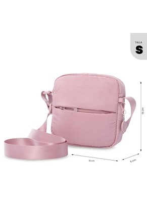 Bolso Para Mujer Sevilla Tipo Crossbody Pequeño Rosado
