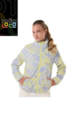 Chaqueta Rompevientos Para Mujer Pray Gris Totto