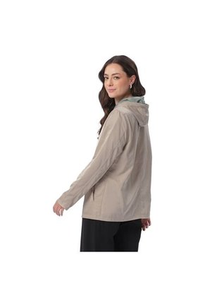 Chaqueta Doble Faz Para Mujer Baccat Beige/Verde
