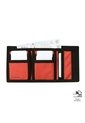 Billetera Contrast Qui Con RFID Blocker Negra/Roja Mediana de Totto