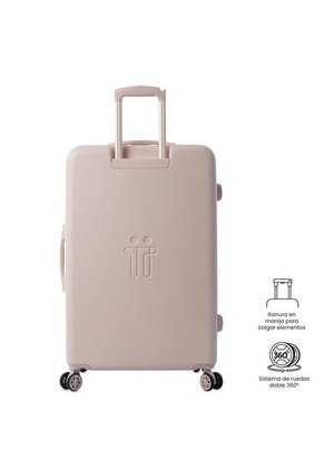 Maleta De Viaje 23 Kg 360 Bazy+ 2.0 Bodega Rosada