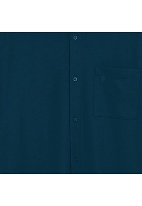 Camisa Manga Larga Pardo Para Hombre Azul