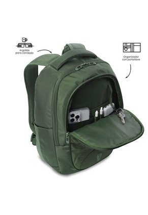 Morral Ejecutivo Porta PC 14" Codec L1 2.0 Verde Hombre