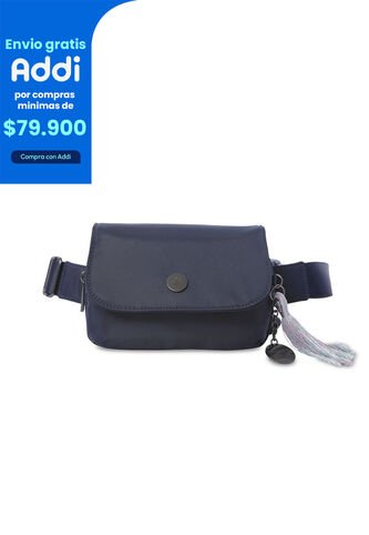 Riñonera Mujer Corneana Mediana Color Azul Totto