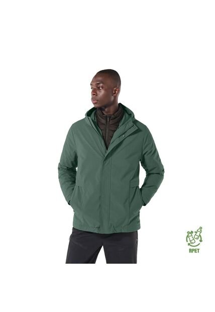 Chaqueta Acolchada Para Hombre Maubois 3 En 1 Verde