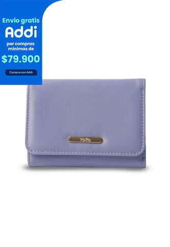 Billetera Mujer Bel 2.0 Mediana Con RFID Blocker Morada Totto