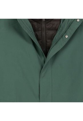 Chaqueta Acolchada Para Hombre Maubois 3 En 1 Verde
