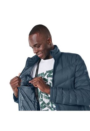 Chaqueta Acolchada Para Hombre Palmero Con Strap Azul