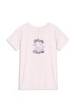 Camiseta Estampada Para Mujer Prime Manga Corta Rosada de Totto