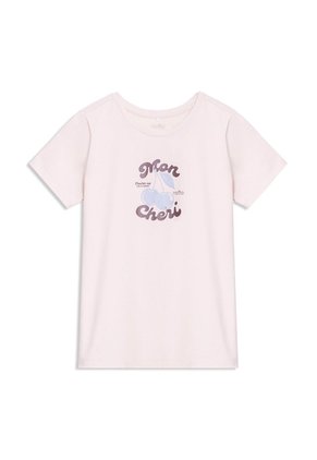 Camiseta Estampada Para Mujer Prime Manga Corta Rosada