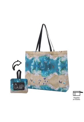 Shopping Bag Plegable Practibag Liviana Azul