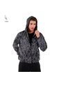 Chaqueta Para Hombre Ice Print Negra de Totto