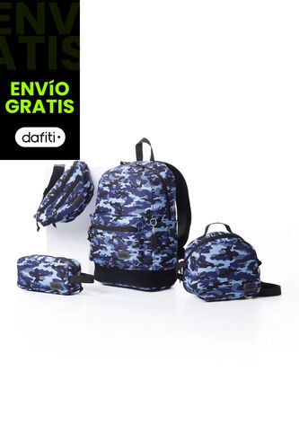 Combo Escolar Totto Pack X4 Estampado Totto