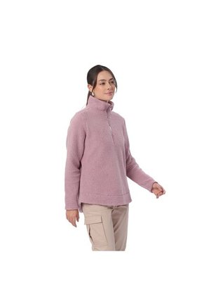 Buzo Con Cremallera Para Mujer Shorel Pullover Rosado
