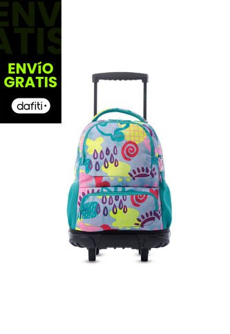 Maleta Para Niña Con Ruedas Skl Grande Morado Totto