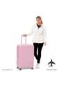 Maleta De Viaje Grande 23 Kilos 360 Bazy + 2.0 Rosada de Totto